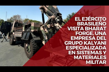 El Ejército brasileño visita Bharat Forge, empresa especializada en sistemas y materiales militar