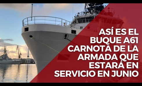Así es el buque A61 Carnota de la Armada que estará en servicio en junio