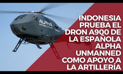 Indonesia prueba el dron A900 de la española Alpha Unmanned