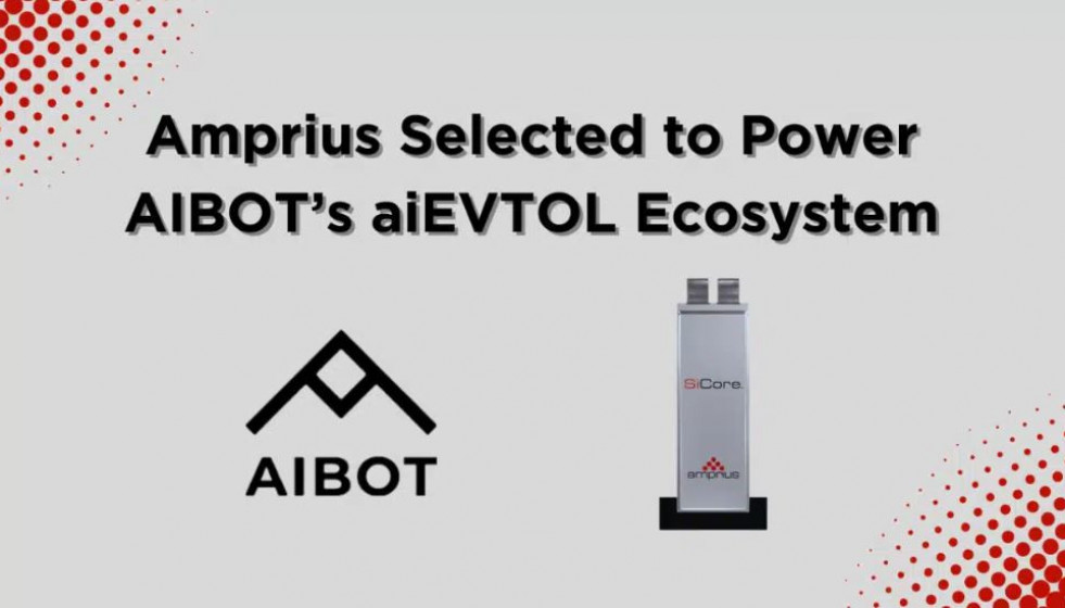 Aibot equipa sus plataformas aiEVTOL con las baterías inteligentes de ánodo de silicio de Ampirus
