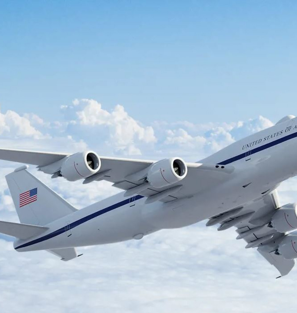 Aspecto de un 'avión apocalíptico' de l programa SAOC de la USAF. Imagen. Sierra Nevada Corp