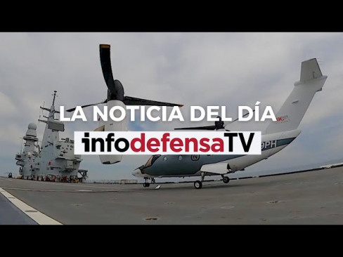 El convertiplano AW609 de Leonardo demuestra cu capacidad para operar desde portaaviones
