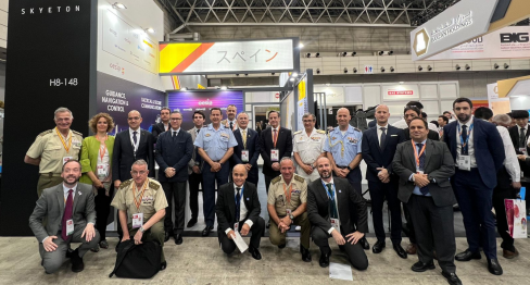Pabellon español en DSEI Japan