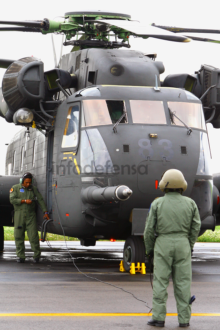 Helicópteros CH53 mexicanos. Foto: M.García