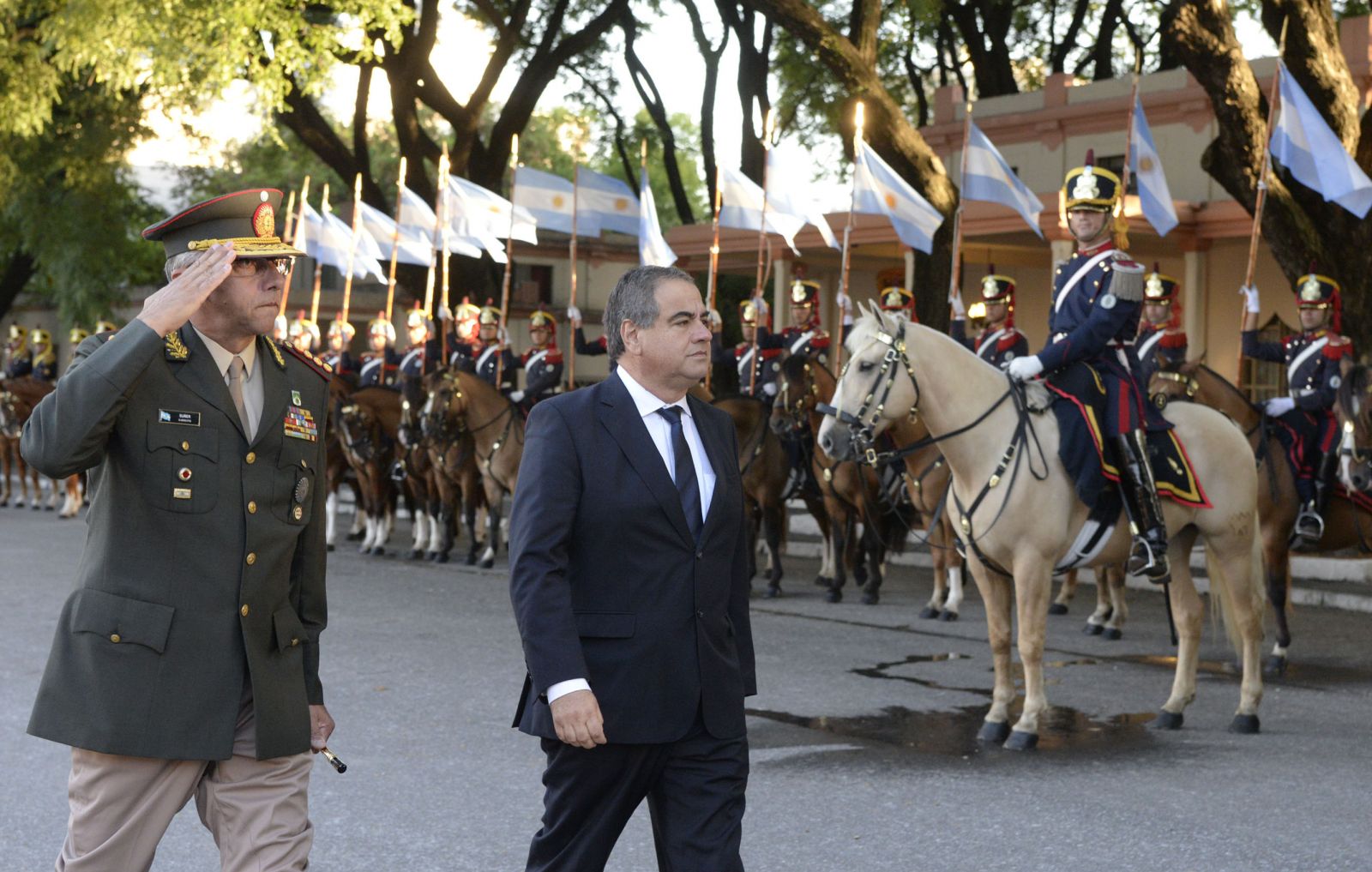 Aniversario del regimiento de Granderos. Foto: Ministerio de Defensa de Argentina