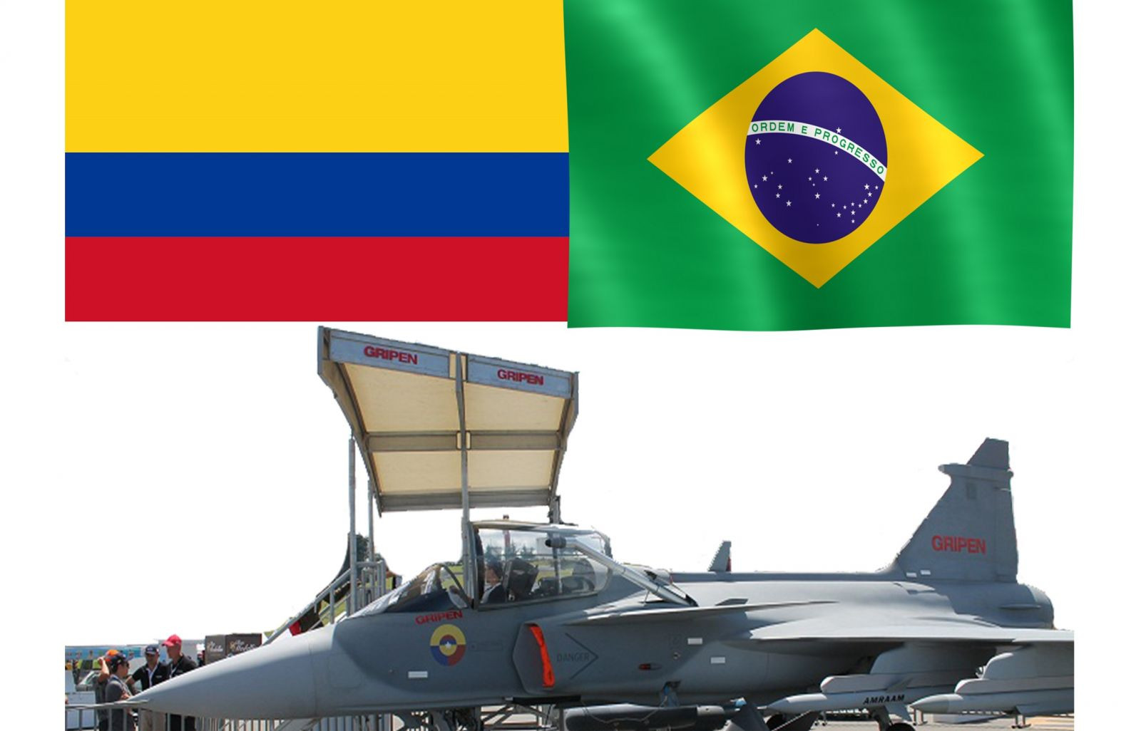Saab plantea la posibilidad de suministrar su caza Gripen EF a Colombia desde Brasil