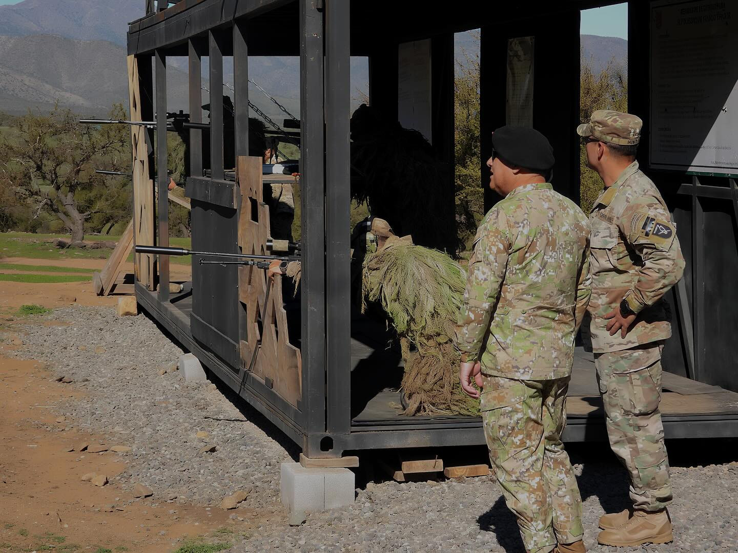 La BOE Lautaro del Ejército de Chile exhibe – El reportero andino