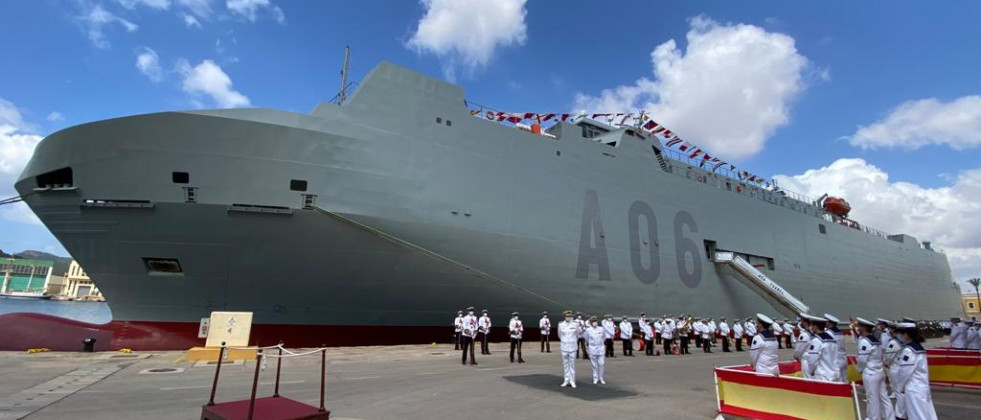 Acto de entrega del buque Ysabel. Foto G. SorianoInfodefensa.com