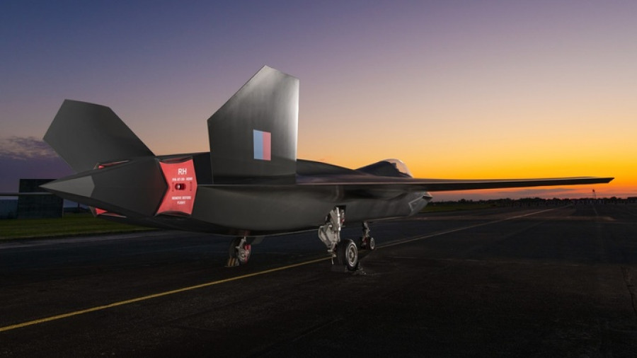 Aspecto del futuro avión de combate del programa Tempest. Imagen. BAE Systems