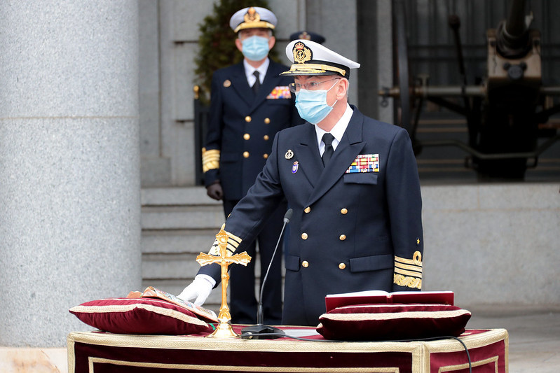 Almirante general Teodoro López Calderón. Foto Ministerio de Defensa