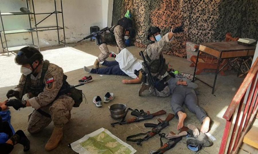 Práctica realizada durante el curso. Foto Ejército de Tierra