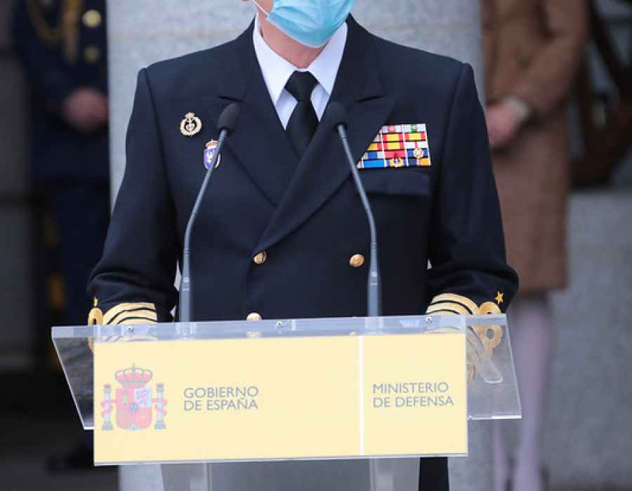 Almirante general Teodoro López Calderón. Foto Ministerio de Defensa