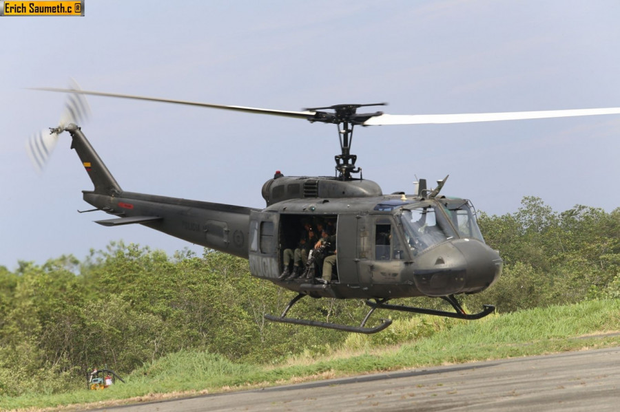 Helicópteros Huey-1. Fotos Infodefensa.com