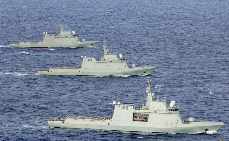 BAM de la Armada Española construidos por Navantia. Foto Archivo