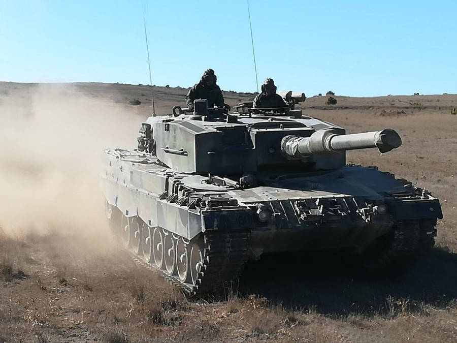 Carro de combate Leopard 2A4. Foto Ejército de Tierra