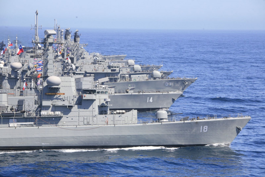 Unidades de la Escuadra Nacional. Foto Armada de Chile