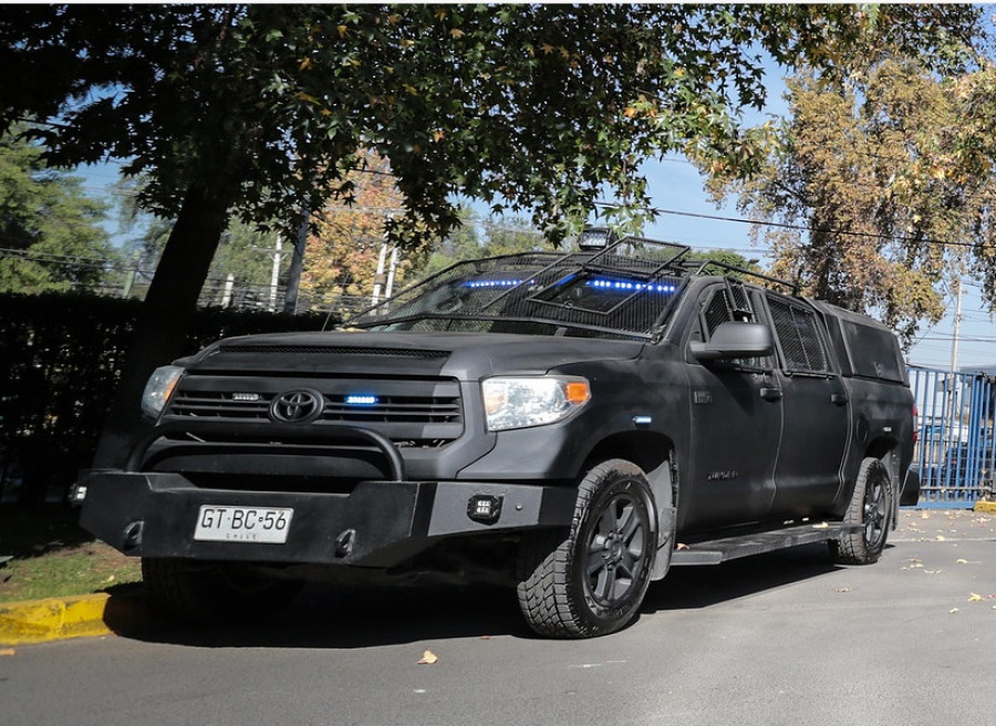 Vehículo Toyota 4x4 de la PDI. Foto Ministerio del Interior y Seguridad Pública de Chile