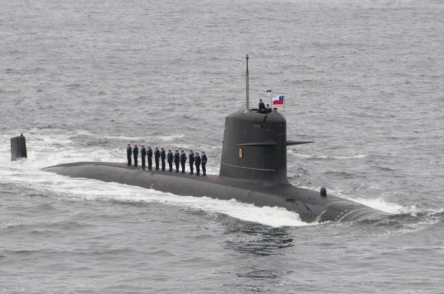 Submarino SS-22 General Carrera. Foto Armada de Chile