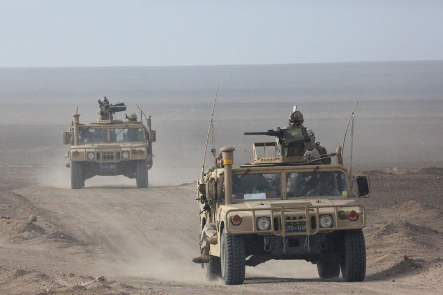 Vehículos Humvee de la BOE Lautaro. Foto Ejército de Chile