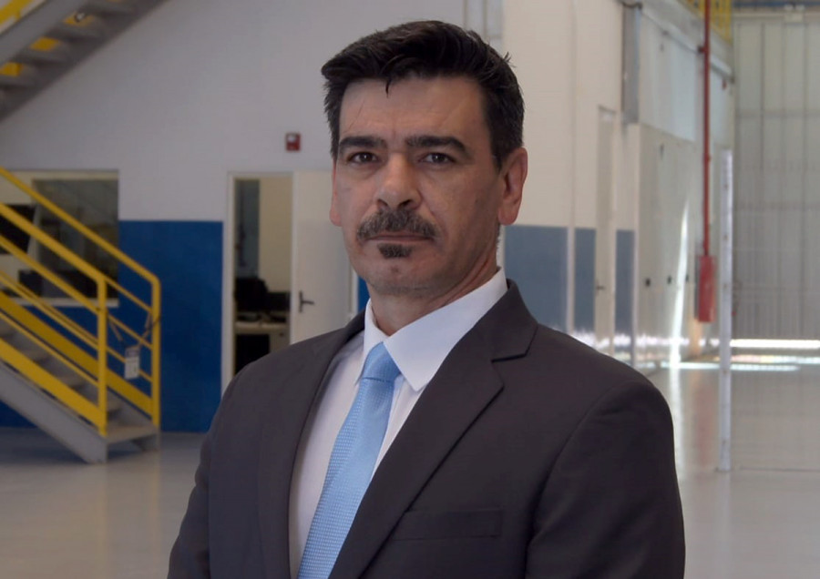 Responsável pelo programa de revitalização das aeronaves P-3AM, Horácio Felix Gonzaga. Foto Akaer