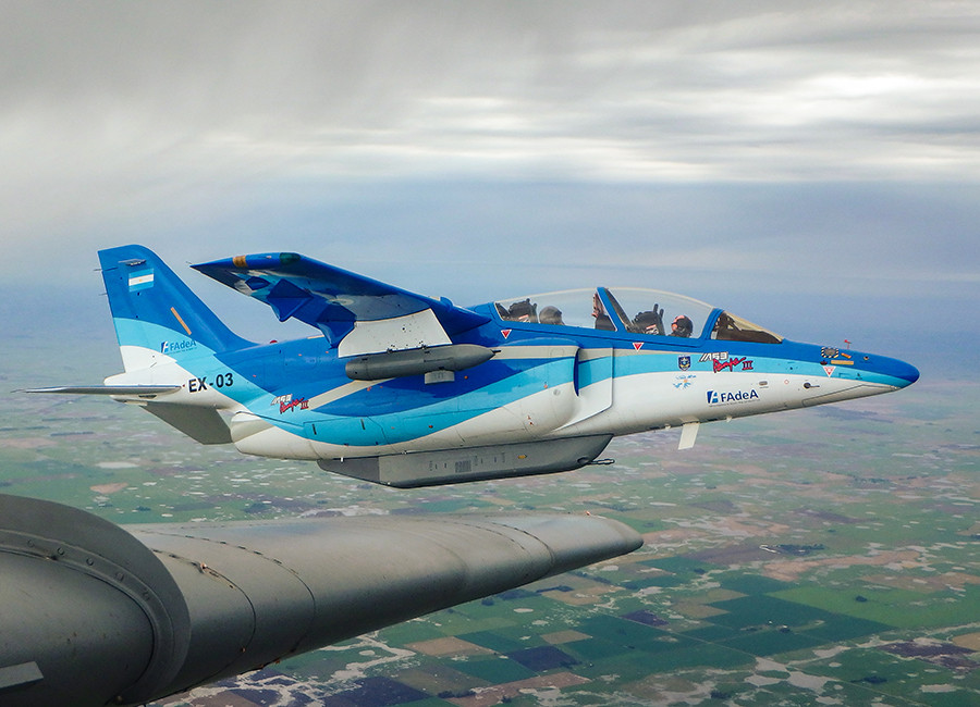 Avión IA-63 Pampa III. Foto Fuerza Aérea Argentina