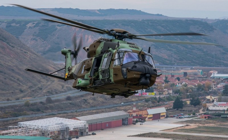 Helicóptero NH90. Foto Ejército de Tierra