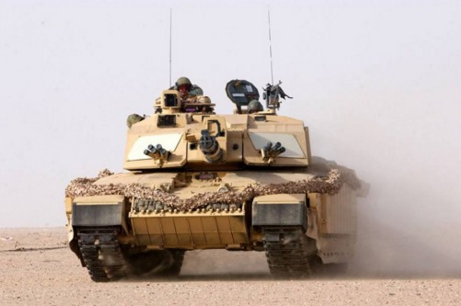 Carro de combate Challenger 2. Foto Ejército de Reino Unido