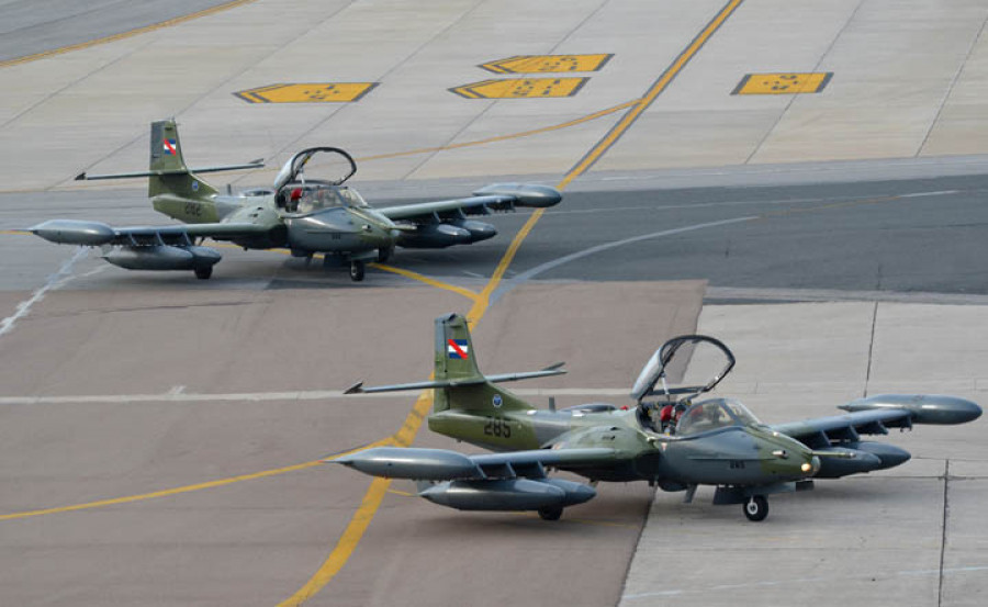 A-37B Dragonfly de Uruguay. Foto FAU