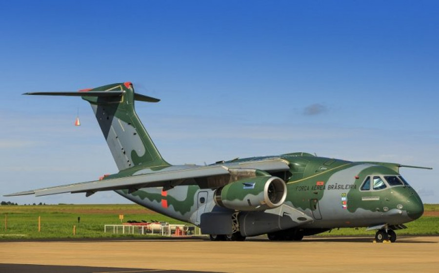 Avión KC-390. Foto FAB