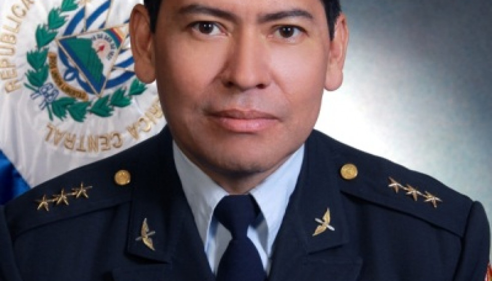 El jefe de la Fuerza Aérea Salvadoreña FAS, coronel Pablo Soriano. Foto FAS