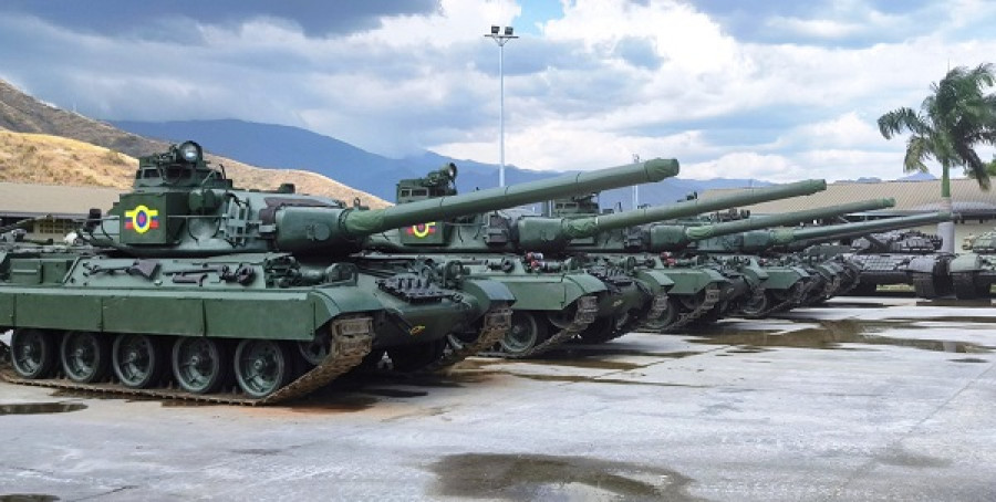 Tanques AMX-30 repotenciados. Foto 414 Batallón Blindado Bravos de Apure
