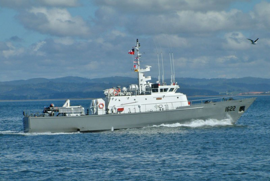 Lancha de servicio general LSG-1622 Chiloé. Foto Asmar