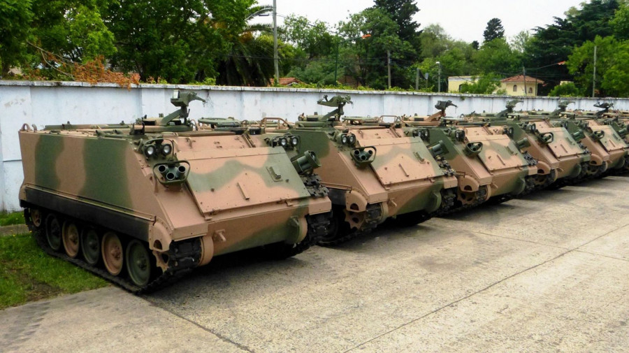 Los M113 argentinos. Foto Ejército Argentino