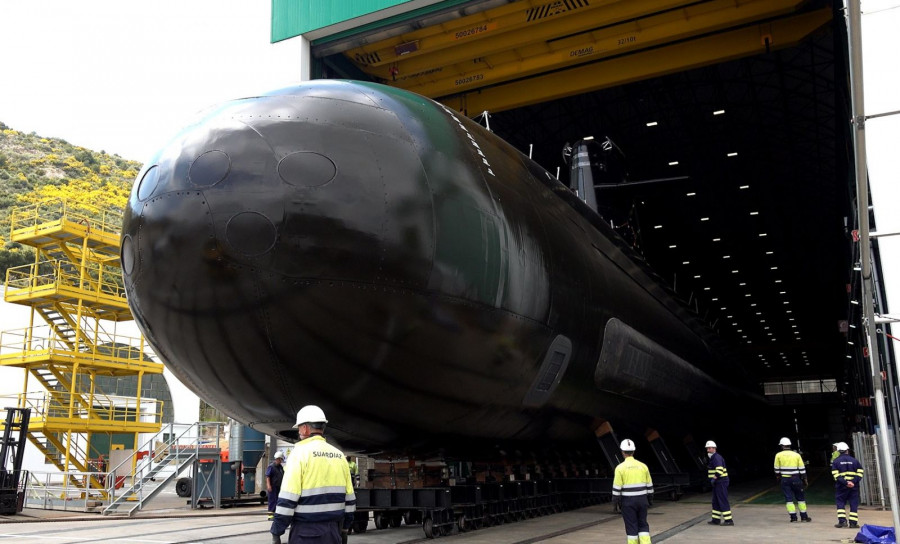 Submarino S-81 Isaac Peral. Foto Navantia