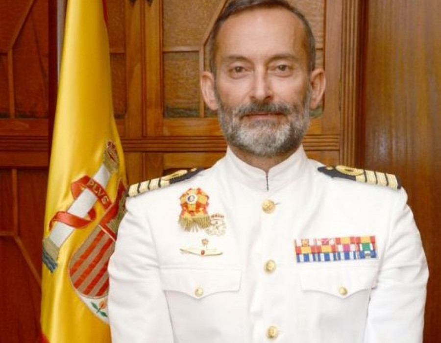 Capitán de navío Ernesto Zarco, jefe del Arma Submarina. Foto Armada española