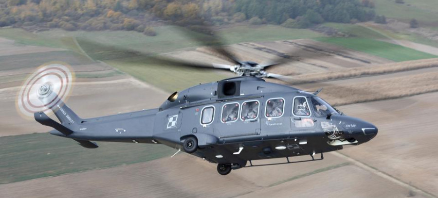 Helicóptero AW149. Foto Leonardo
