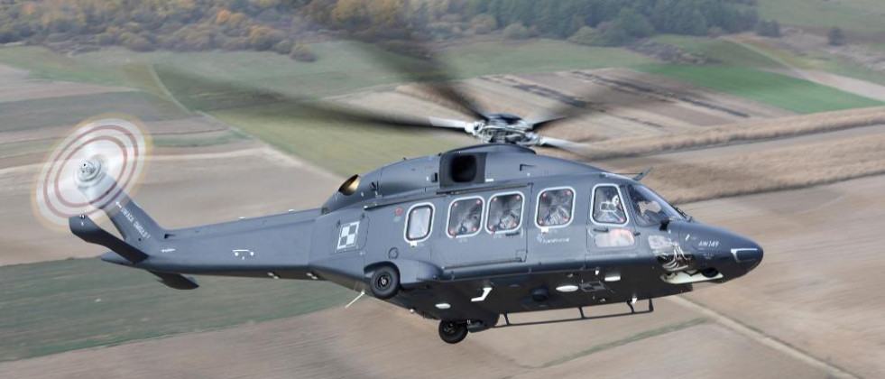 Helicóptero AW149. Foto Leonardo