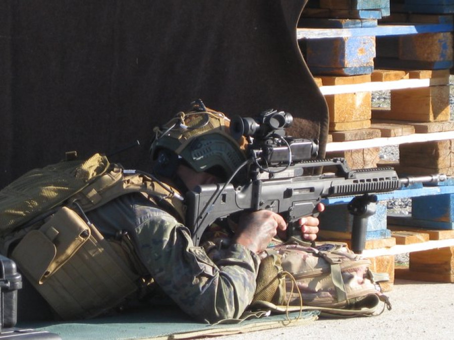 Pruebas de los prototipos del Sistema del Combatiente a Pie. Foto Ejército de Tierra