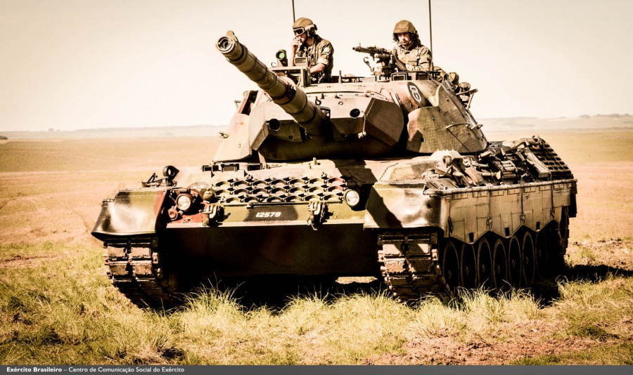 Leopard 1A5 BR. Foto Archivo
