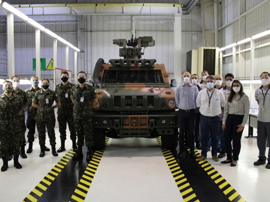 O LMV-BR faz parte da família de blindados Guarani do Exército Brasileiro. Imagens Iveco