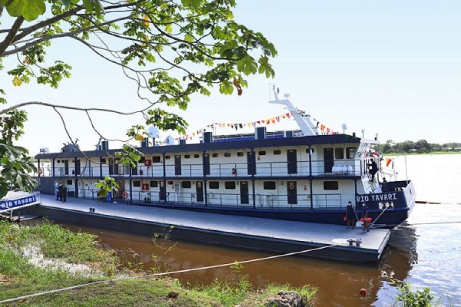 Plataforma fluvial BAP Río Yavarí. Foto Diario Oficial El Peruano
