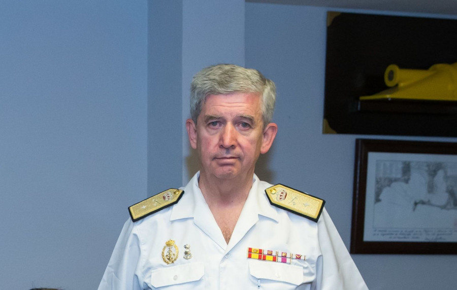 Contralmirante Nicolás Monereo Alonso. Foto Ministerio de Defensa