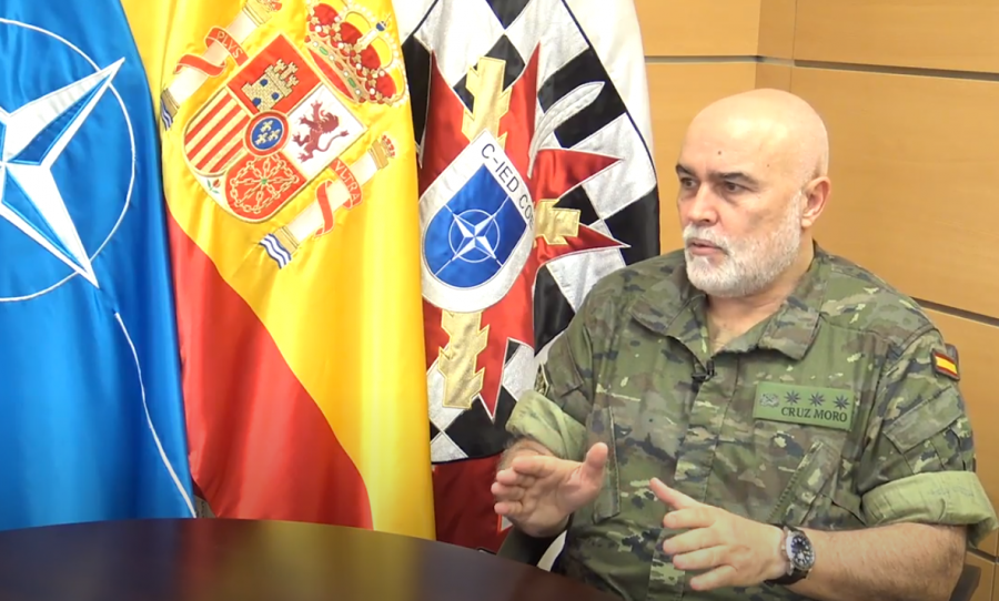 Director del CIED-COE, coronel José Antonio Cruz Moro. Foto Infodefensa.com