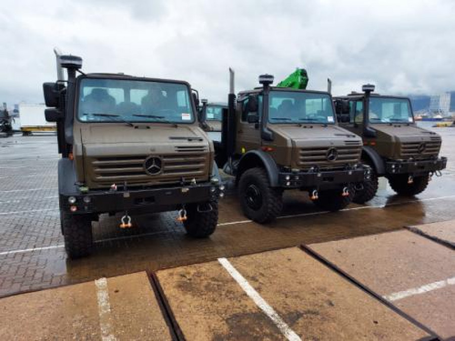 Unimog U5000. Foto Marinha do Brasil
