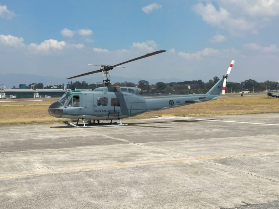 El Bell UH-1H repotenciado. Foto Fuerza Aérea Guatemalteca