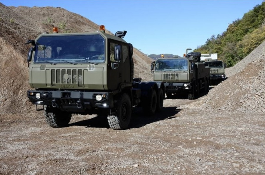Camiones Iveco. Foto Iveco Defense Vehicles