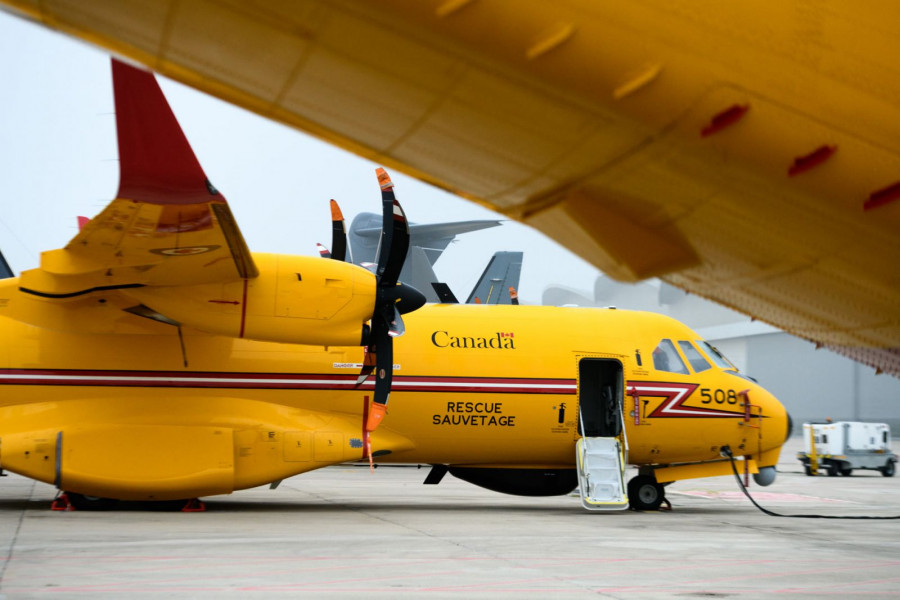 Avión C-295 en la configuración búsqueda y rescate de Canadá. Foto Airbus