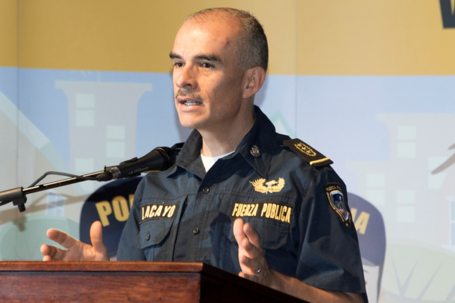 El comisario Eric Lacayo, nuevo director de Fronteras. Foto Ministerio de Seguridad de Costa Rica