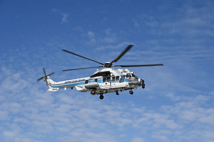 Helicóptero H225 de la Guardia Costera de Japón. Foto Airbus