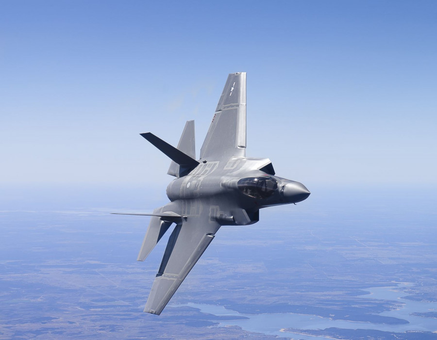 Avión de combate F-35. Foto: Lockheed Martin